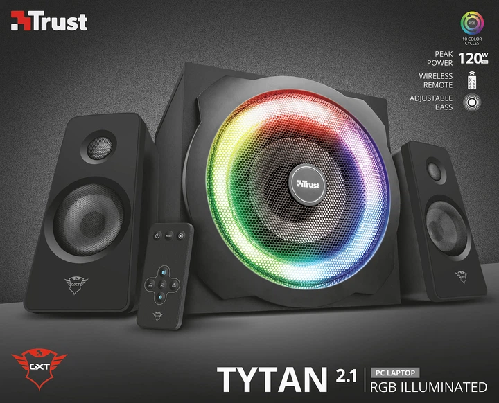 Акустична система Trust GXT 629 Tytan 2.1 RGB (22944) - зображення 7