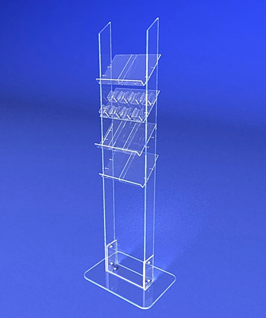 Напольная стойка для рекламы PlasticMarket комбинированная (ST-11) - Фото 1 Напольная стойка для рекламы PlasticMarket комбинированная (ST-11) - изображение 1