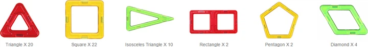 Klocki magnetyczne Magformers Twórca 60 elementów (703006) (8809134366769) - obraz 16