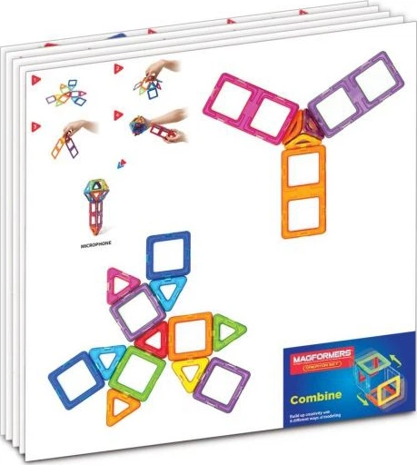 Klocki magnetyczne Magformers Twórca 60 elementów (703006) (8809134366769) - obraz 15