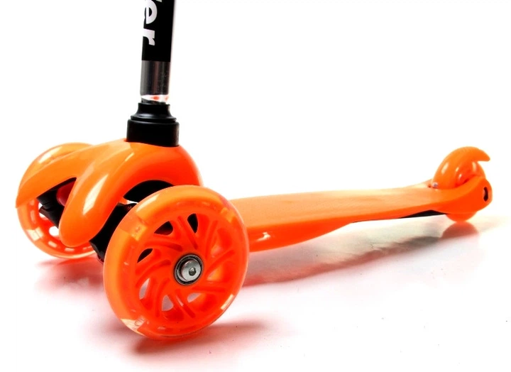 Самокат детский Mini Scooter 01 Оранжевый - Фото 4 Самокат детский Mini Scooter 01 Оранжевый - изображение 4