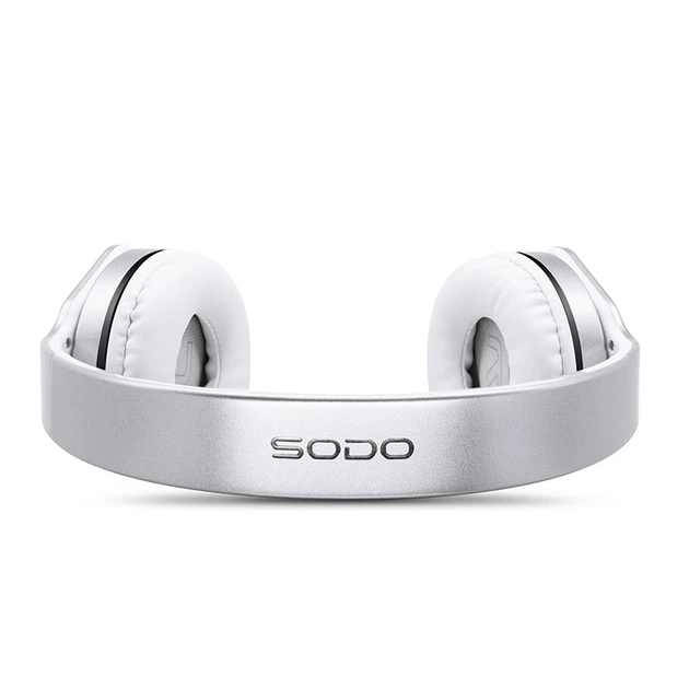 Бездротові Bluetooth навушники-колонки 2 в 1 SODO MH3 Silver - изображение 3