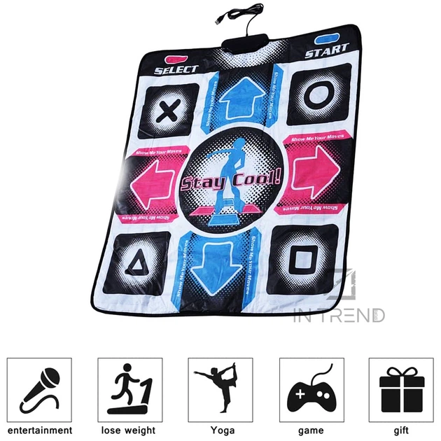Танцевальный USB коврик DANCE MAT для компьютера ПК - мягкая / противоскользящая поверхность / прочная износостойкость - изображение 3