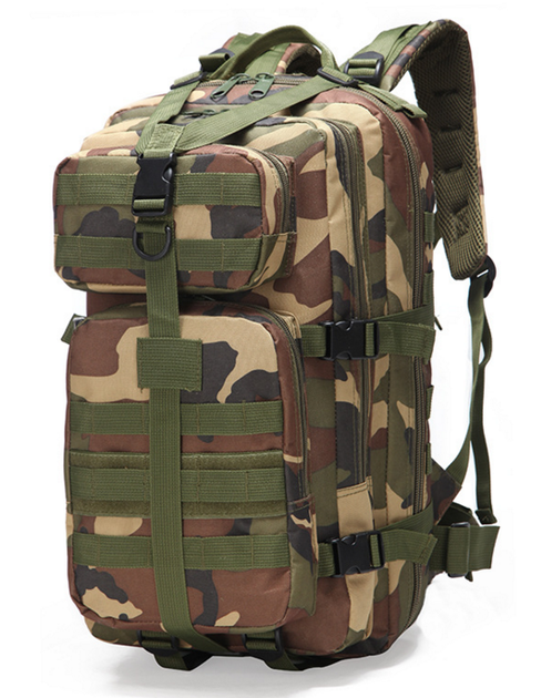 Тактический, городской, штурмовой,военный рюкзак ForTactic 30-35 литров Вудленд - изображение 1