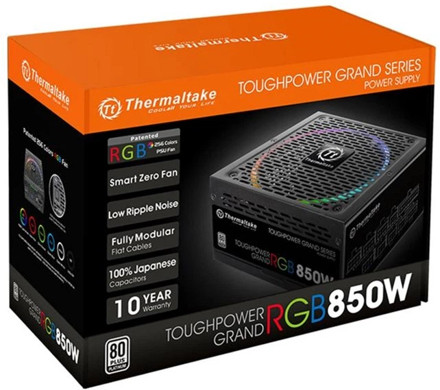 TOUGHPOWER GRAND RGB PLATINUM 850Wプラチナ電源 Блок питания Toughpower Grand RGB 850W Platinum (PS-TPG-0850F1FAPE