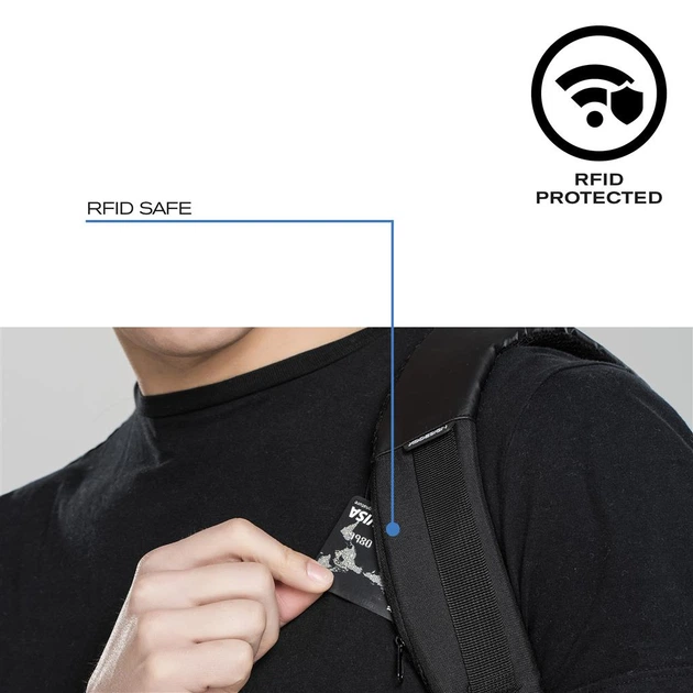 Рюкзак антизлодій XD Design Bobby Urban Lite 15.6 Black (P705.501) - Фото 7 Рюкзак антизлодій XD Design Bobby Urban Lite 15.6 Black (P705.501) - зображення 7