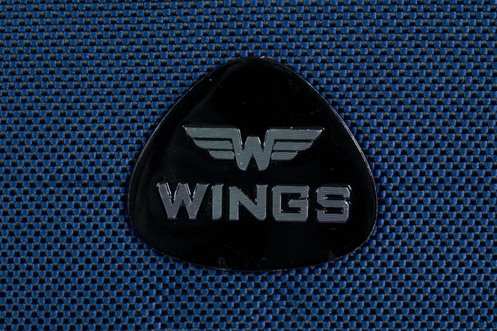 Валіза Wings 6802 велика на 4 колесах Темно-синя (Vt00025) - зображення 4