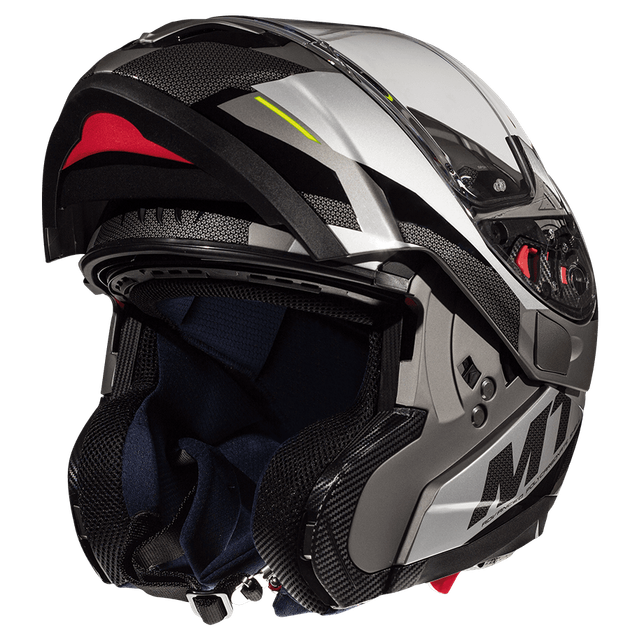 Мотошолом MT Helmets Atom SV TRANSCEND Gloss Matt Gray XXL - зображення 2