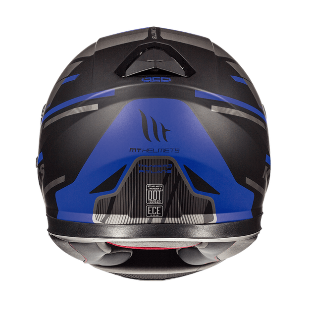 Мотошолом MT Helmets Thunder 3 SV PITLANE Matt Blue XXL - зображення 4