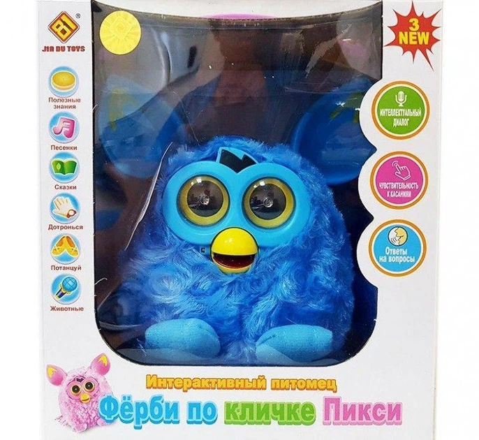 Интерактивная игрушка "Ферби" Blue (JD-4888) - Фото 1 Интерактивная игрушка "Ферби" Blue (JD-4888) - изображение 1