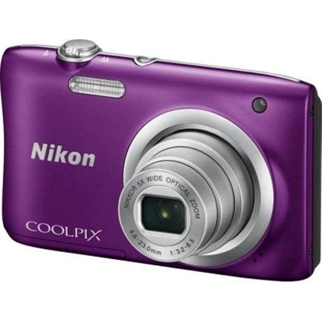 Цифрова фотокамера Nikon Coolpix A100 Purple (VNA973E1) (офіційна гарантія) - Фото 2 Цифрова фотокамера Nikon Coolpix A100 Purple (VNA973E1) (офіційна гарантія) - зображення 2