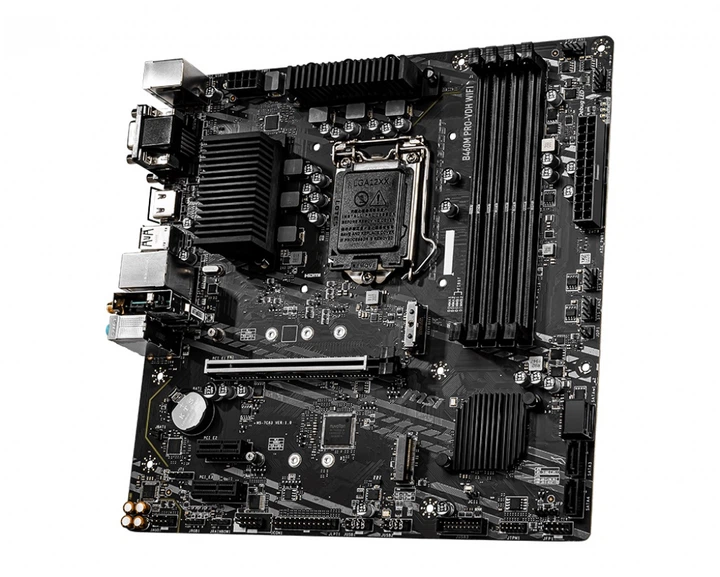 セット販売 intel CORE i5-10400F MSI B460M PRO Материнская плата MSI B460M Pro-VDH WiFi Socket 1200 – фото