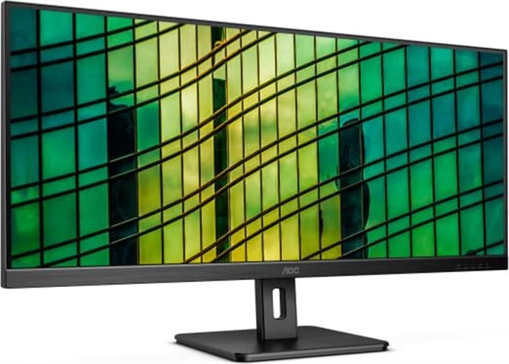 Монитор AOC 34" Q34E2A IPS Black; 2560х1080, 300 кд/м2, 4 мс, 2хHDMI, Displayport, динамики 2х3 Вт - изображение 3