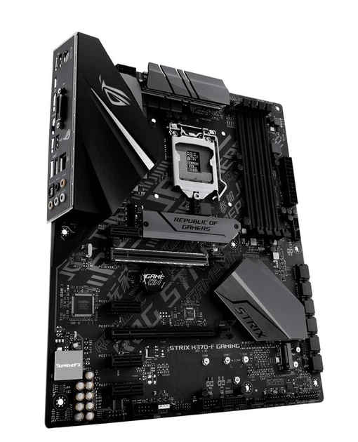 Материнська плата Asus ROG Strix H370-F Gaming Socket 1151 - Фото 3 Материнська плата Asus ROG Strix H370-F Gaming Socket 1151 - зображення 3