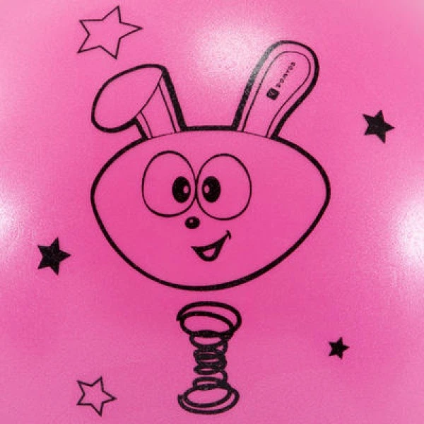 Дитячий М'яч для Фітнесу (Фітбол) DOMYOS RESIST 45 см Pink - зображення 6