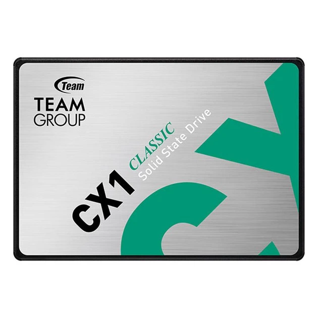 Накопичувач SSD 960GB Team CX1 2.5" SATAIII 3D TLC (T253X5960G0C101) - Фото 1 Накопичувач SSD 960GB Team CX1 2.5" SATAIII 3D TLC (T253X5960G0C101) - зображення 1