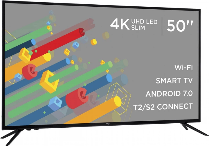 Телевизор Ergo 50DU5502 + Оплата частями на 7 месяцев! - Фото 2 Телевизор Ergo 50DU5502 + Оплата частями на 7 месяцев! - изображение 2
