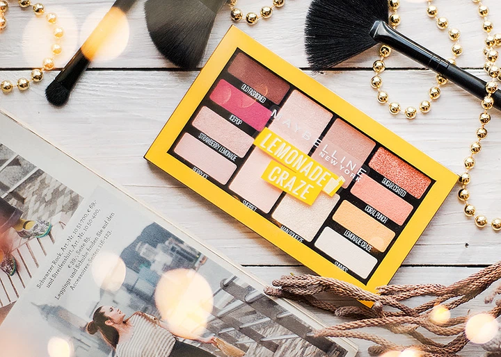 Палетка теней на 12 оттенков Maybelline New York Lemonade Craze