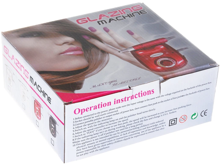 Фрезер для манікюру та педикюру Nail Master DM-208 30W Red (3_01507) - Фото 8 Фрезер для манікюру та педикюру Nail Master DM-208 30W Red (3_01507) - зображення 8