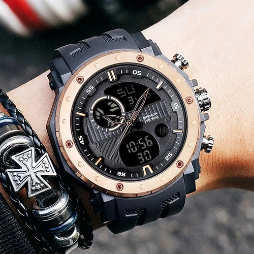 Наручний годинник Sanda 6012 Black-Cuprum - изображение 2