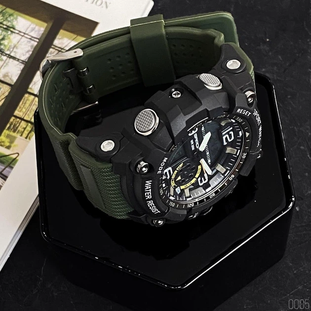Наручний годинник Sanda 759 Green-Black - изображение 6