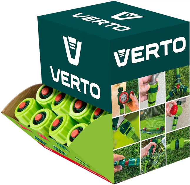 Конектор Verto Стоп 1/2" 30 шт 15G721-30 (5902062050618) - Фото 2 Конектор Verto Стоп 1/2" 30 шт 15G721-30 (5902062050618) - зображення 2