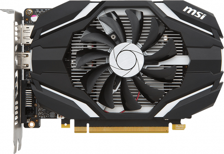 Відеокарта MSI PCI-Ex GeForce GTX 1050 2GB GDDR5 (128bit) (1354/7000) (DVI, HDMI, DisplayPort) (GeForce GTX 1050 2G) - зображення 1