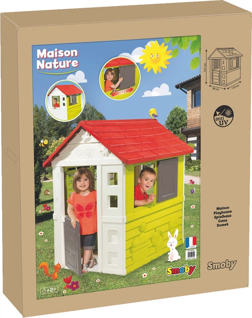 Smoby Toys Słoneczny domek z okiennicami (7600810712) - obraz 4