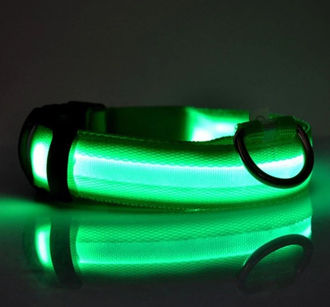 Светящийся ошейник Glowing collar на аккумуляторе с USB зарядкой L (2000992392976) - Фото 2 Светящийся ошейник Glowing collar на аккумуляторе с USB зарядкой L (2000992392976) - изображение 2