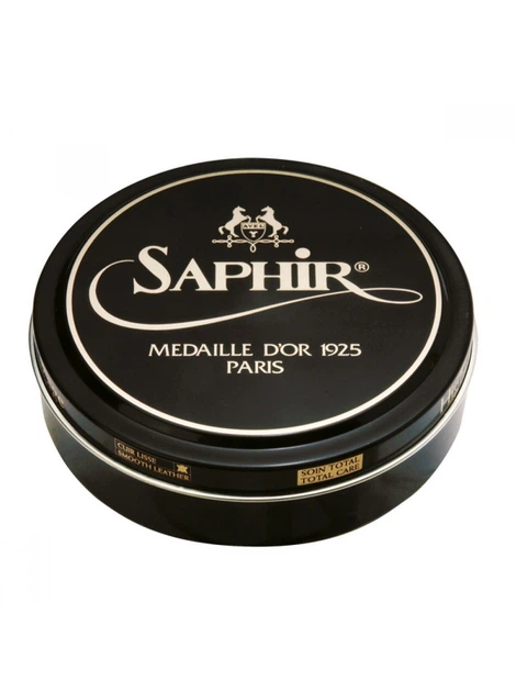 Крем для взуття Saphir Medaille D'or Pate De Luxe (100 мл) - Фото 1 Крем для взуття Saphir Medaille D'or Pate De Luxe (100 мл) - зображення 1