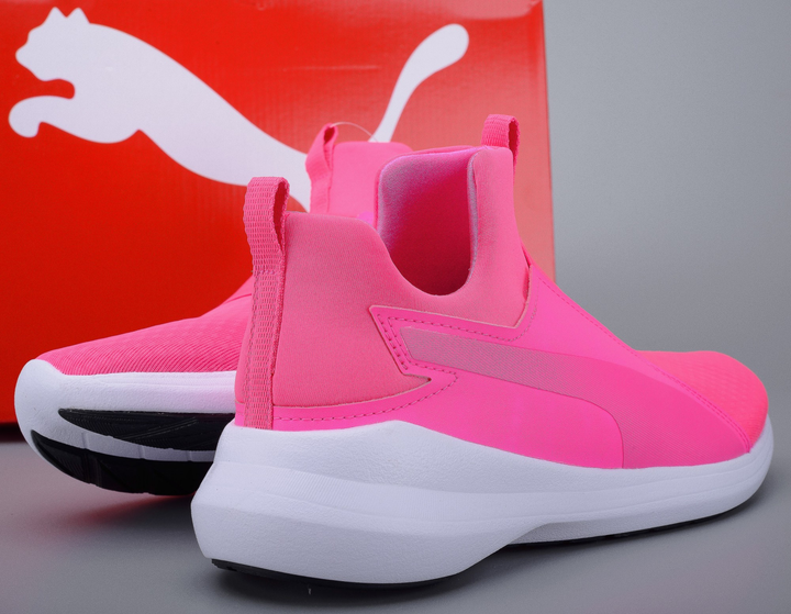 Puma rebel mid on sale pembe