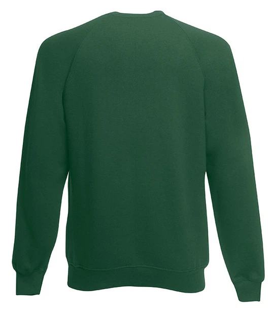 Свитшот Fruit of the Loom Classic raglan sweat S Темно-Зеленый (062216038S) - Фото 2 Свитшот Fruit of the Loom Classic raglan sweat S Темно-Зеленый (062216038S) - изображение 2