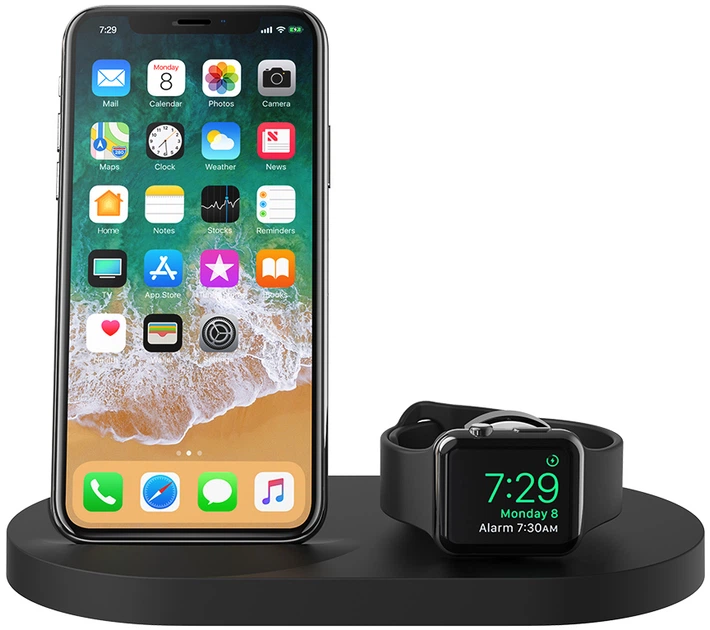 Belkin Qi Wireless для Apple Watch + iPhone + USB Black (F8J235vfBLK) - изображение 5