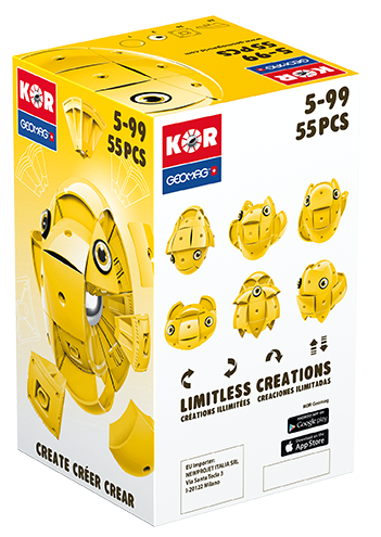 Конструктор магнитныйGeomag KOR Pantone Yellow | Магнитный конструктор Геомаг Кор желтый PF.800.675.00 - Фото 4 Конструктор магнитныйGeomag KOR Pantone Yellow | Магнитный конструктор Геомаг Кор желтый PF.800.675.00 - изображение 4