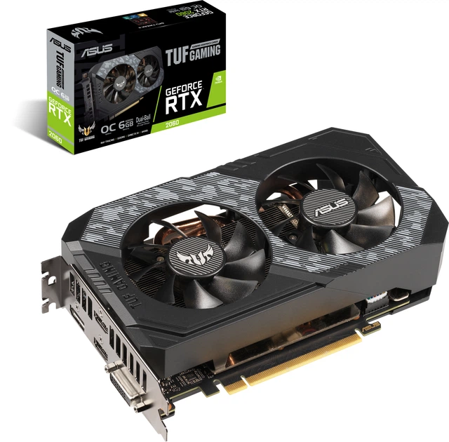 Видеокарта Asus PCI-Ex GeForce RTX 2060 TUF Gaming OC 6GB GDDR6