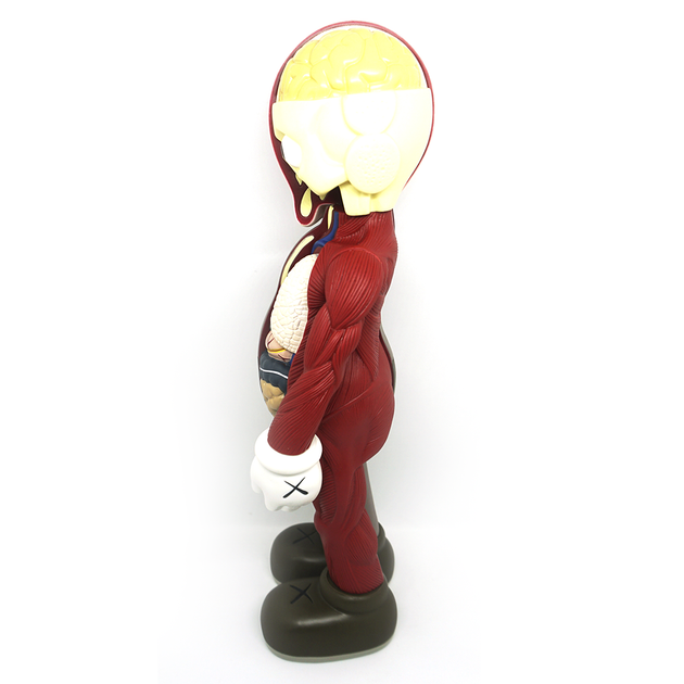 Коллекционная дизайнерская статуэтка игрушка KAWS Companion&nbsp;Braun Brain 400% - изображение 4