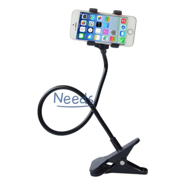 Держатель для телефона металлический Lazy Holder гибкий с креплением на стол Черный (5801829) - Фото 2 Держатель для телефона металлический Lazy Holder гибкий с креплением на стол Черный (5801829) - изображение 2