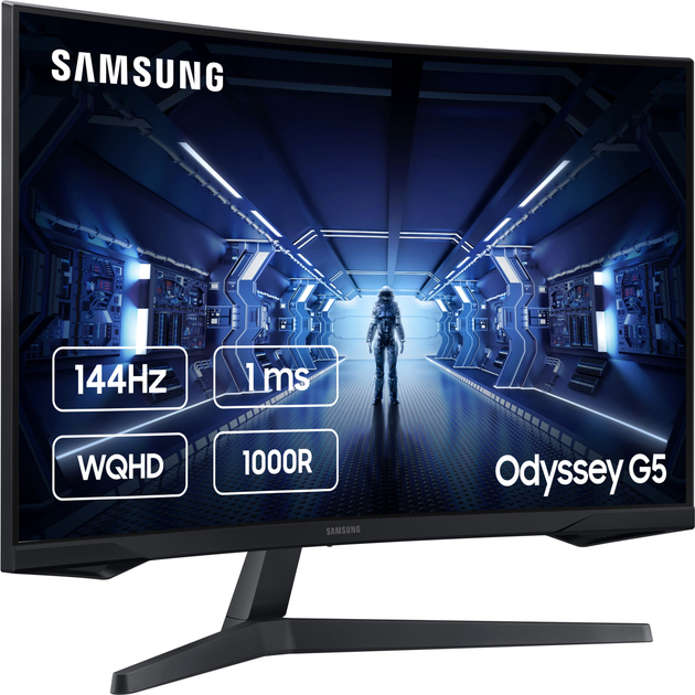 samsung odyssey g5 lc27g55t black