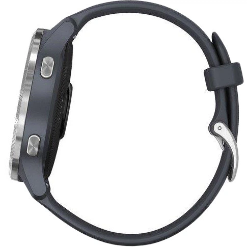 Спортивні годинник Garmin Venu Silver Stainless Steel Bezel w. Granite Blue and Silicone B. (010-02173-01/010-02173-03) - зображення 5