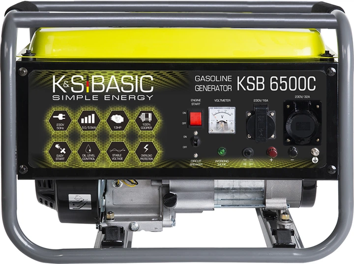 Генератор бензиновый Konner&Sohnen BASIC KSB 6500C - изображение 2