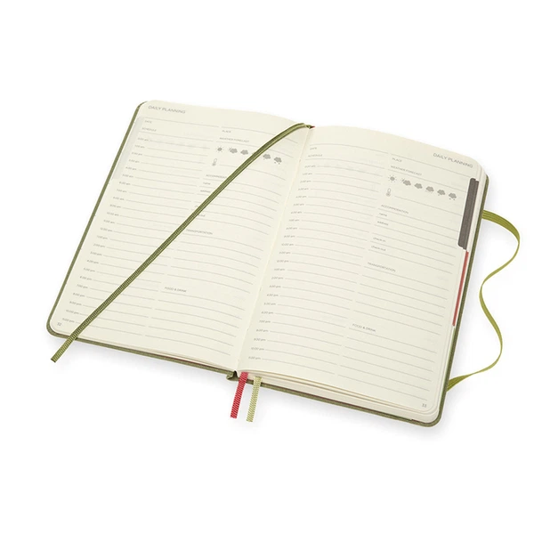 Блокнот Moleskine Voyageur середня зелена VN002K16 - Фото 3 Блокнот Moleskine Voyageur середня зелена VN002K16 - зображення 3