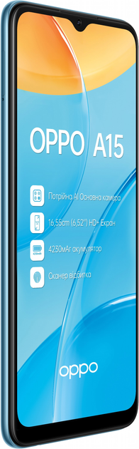 Мобильный телефон OPPO A15 2/32GB Mystery Blue - изображение 3