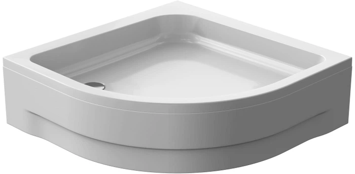 Душовий піддон POLIMAT Pako 80x80x12/26.5 з панеллю (00090/00092) - зображення 2