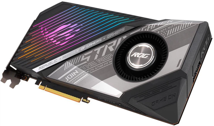 Видеокарта Asus PCI-Ex Radeon RX 6800 XT ROG Strix LC 16GB GDDR6
