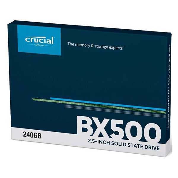 SSD накопитель 2,5″ 240GB Crucial BX500 (CT240BX500SSD1) – фото