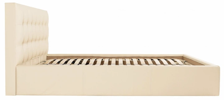 Ліжко Двоспальне Chester Comfort 180 х 200 см Fly 2207 З підйомним механізмом та нішою для білизни Бежеве - зображення 5