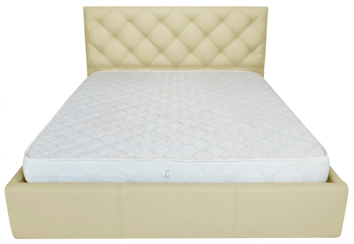 Кровать Bristol Comfort 120 х 190 см Fly 2207 A1 С подъемным механизмом и нишей для белья Бежевая - изображение 2