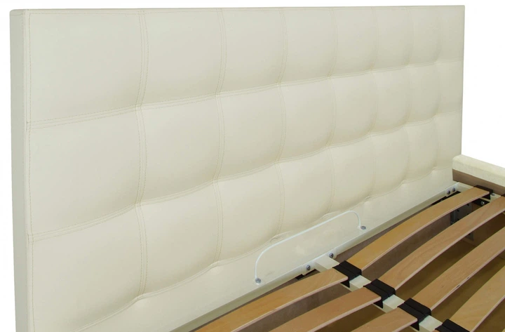 Ліжко Chester Comfort 140 х 200 см Fly 2200 A1 З підйомним механізмом та нішою для білизни Білий - Фото 3 Ліжко Chester Comfort 140 х 200 см Fly 2200 A1 З підйомним механізмом та нішою для білизни Білий - зображення 3