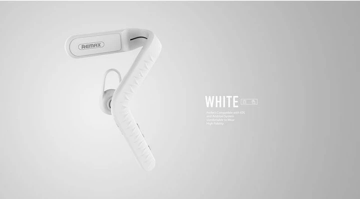 Гарнітура bluetooth Remax RB-T16 White - зображення 2