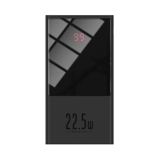 УМБ Baseus Super Mini 10000mAh 22.5W 5A с технологией QC3.0+PD3.0 + Кабель USB to Type-C Черный - изображение 3